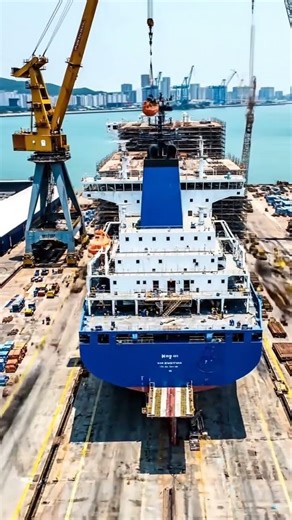 Massive Offshore Support Vessel Construction
