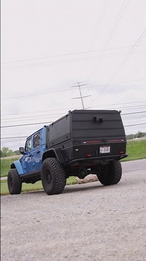 Hemi Swapped Jeep Gladiator with Flatbed and Canopy by Nuthouse Industries