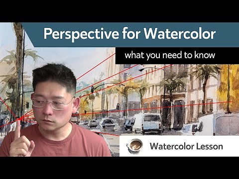 Perspective for watercolor - what you need to know