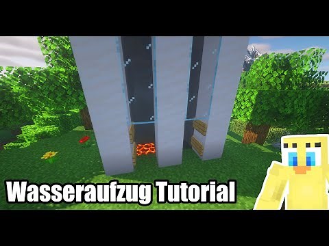 Minecraft: Wasser Aufzug bauen (Tutorial 1.19)
