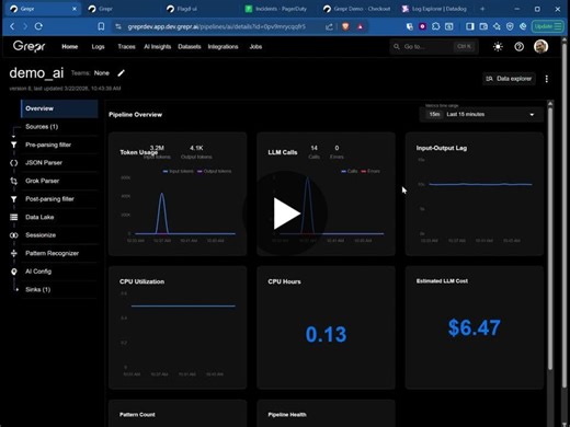 This is a breakthrough in reliability. Don t just fix post-incident, detect issues before they become incidents and monitor your entire environment for never before seen problems. Grepr s Proactive… | Jad Naous