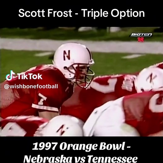 Scott Frost - Triple Option 1997 Orange Bowl - Nebraska vs Tennessee #fyp #trending #explore #sports #football #cfb #collegefootball #ncaa #nebraska #tennessee