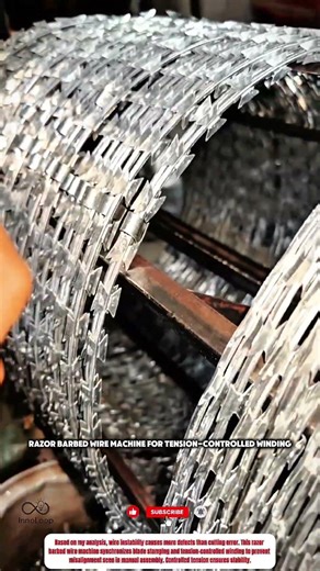 Razor Barbed Wire Machine for Tension-Controlled Winding