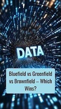 Bluefield vs Greenfield vs Brownfield – Which Wins? | ZaranTech #shorts