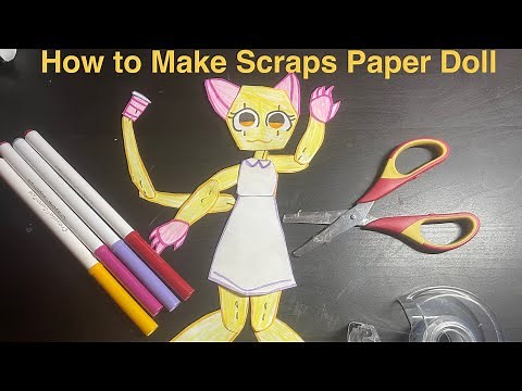 How to Make a Scraps Paper Doll | Dandy’s World