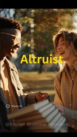English Vocabulary | Altruist