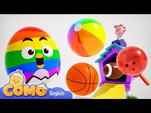 Como | Music Mailbox 2 | Learn colors and words | Cartoon video for kids
