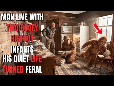 A Man Lives With Two Goofy Bigfoot Infants — His Quiet Life Goes Feral