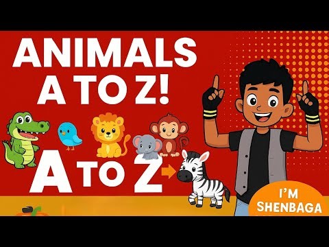 Animal Alphabet Adventure | A to Z with Shenbaga Magizhan
