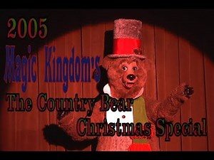 Country Bear Jamboree Christmas Special Magic Kingdom 2005 WDW