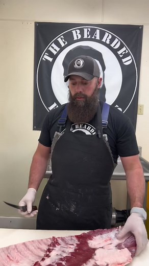 Cutting St. Louis Style Ribs from Pork Belly | Butcher Tutorial