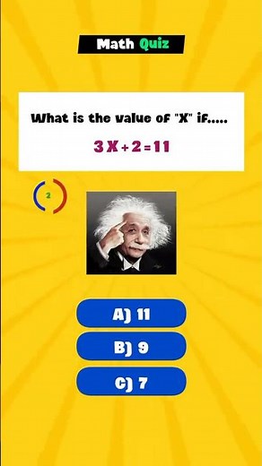 99% Fail This Albert Einstein Math Quiz! (Can You Solve For X?)