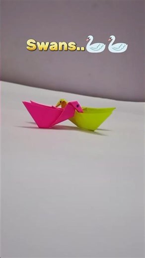 Origami Swan Easy Tutorial 🦢 | Paper Swan Step by Step