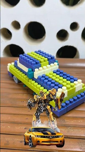 DIY Bumblebee Car Transformers #diy #buildingblocks
