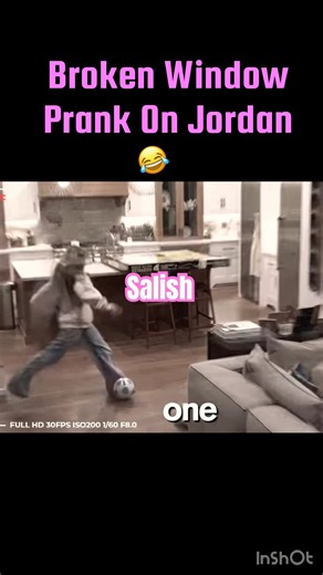 Broken Window Prank On Jordan 😂 #SalishMatter #JordanMatter ‪@salishmatter‬ ‪@jordanmatter‬ ​⁠
