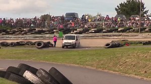 High fliers at the Car Jumping Championship