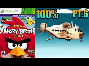 Angry Birds Rio (Smugglers' Plane) [96] 100% Xbox 360 Longplay pt.6