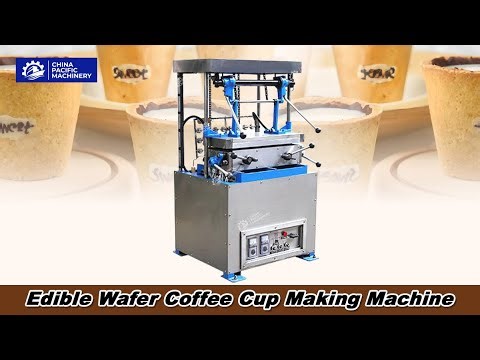 The Working Effect of the Edible Tea/Coffee Cup Making Machine|Edible Tea Cup Making Machine Manual