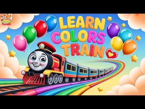 Learn Colours with Train | Color Train for Kids | Learning Colours Video