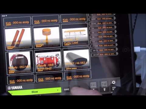 Yamaha DTX MULTI 12, IPad with Yamaha App, Tips, required connectors