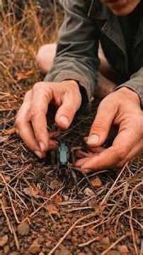 Burrowing Wolf Spider POV: Inside a Hidden Underground Colony