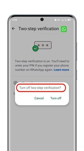 Turn Off Two Step Verification Whatsapp | Whatsapp Tutorial