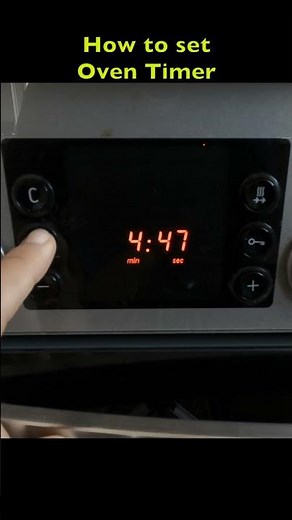 How to set Oven Timer