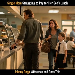 37K views · 1.9K reactions | Single Mom Struggling to Pay for Her Son's Lunch — Johnny Depp Witnesses and Does This #johnnydepp | Kenna McClellan | Facebook