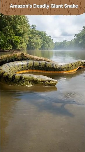 The Green Anaconda Strikes! | Heaviest Snake in the World Revealed #greenanaconda