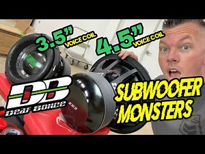 1st look at Deaf Bonce's 3512 3515, 4515 4518 Subwoofer Monstrosities