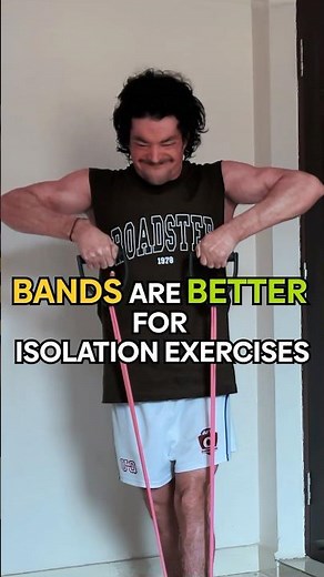 Why Resistance Bands Beat Free Weights for Isolation