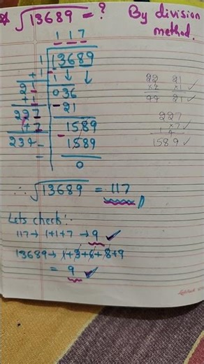 Sqare root finding easy method #mathstricks #shorts