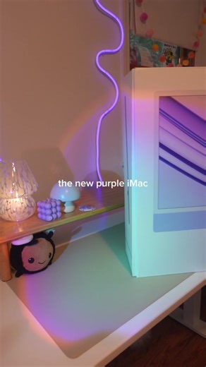 unboxing the purple 24-inchl iMac with the M3 chip @apple 👩🏻‍💻🩷 Why I chose this desktop as a STEM student / scientist? 🍇I need a powerful chip because I have too many things open and the applications I use need a powerful and fast computer that doesn't get stuck (MATLAB especially always gave me problems with other computers). iMac with M3 is up to 2x faster than the prior generation with M1. And for those upgrading from an Intel-based iMac, the new iMac with M3 is up to 2.5x faster than t