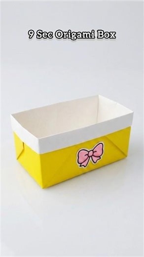 DIY Easy Origami Desk Organizer | No Glue No Tape | How to make something Cute #diy #papercraft