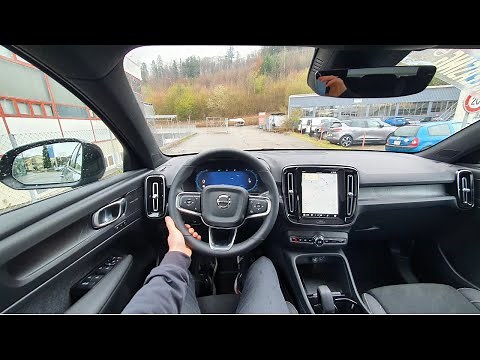 New Volvo C40 Recharge Electric 2022 Test Drive POV