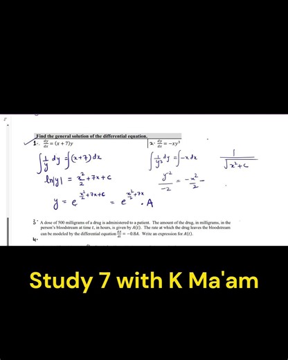 Can You Solve Calculus Question? | Differential Equation