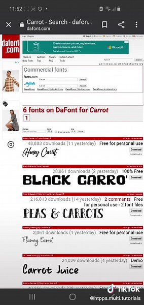 How to download fonts for @htpps.multi #fyp