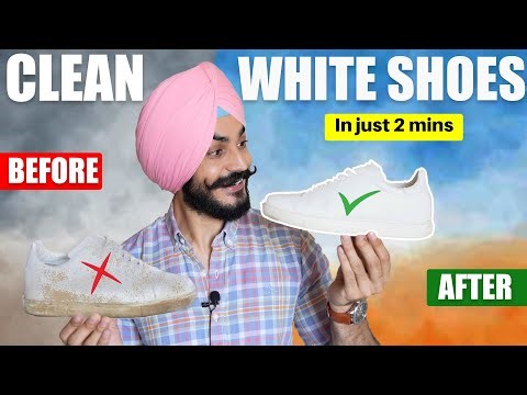 Clean white shoes at home in 2 minutes | Easy Hacks (100% Guaranteed result)