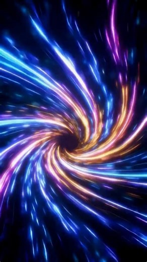 Cosmic Energy Swirl Tunnel ∞ Blue Purple Pink Neon Vortex #interstellar #hanszimmer