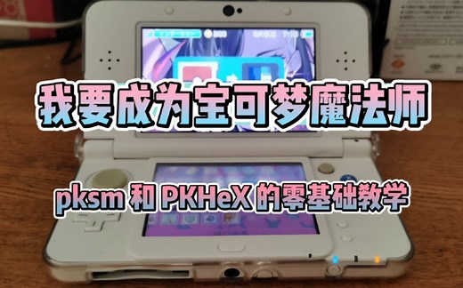 【3DS实用软件】宝可梦修改器pksm的使用（如何称为一名合格的宝可梦魔法师）