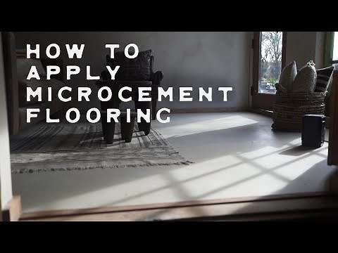 Microcement Flooring Tutorial for rustic and beautiful floors