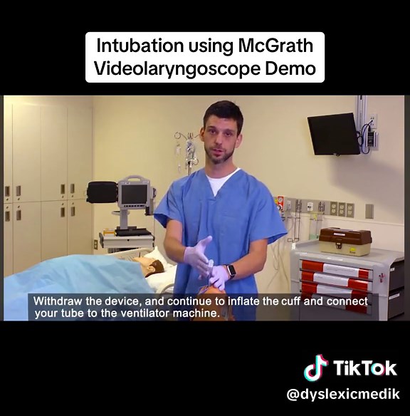 Intubation using McGrath™ MAC Video Laryngoscope