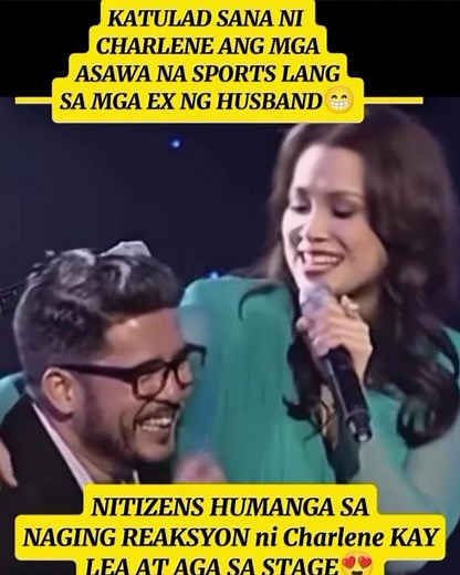 Aga Muhlach and Lea Salonga on stage #viral #trending #everyone #ytshorts #leasalonga #agamuhlach