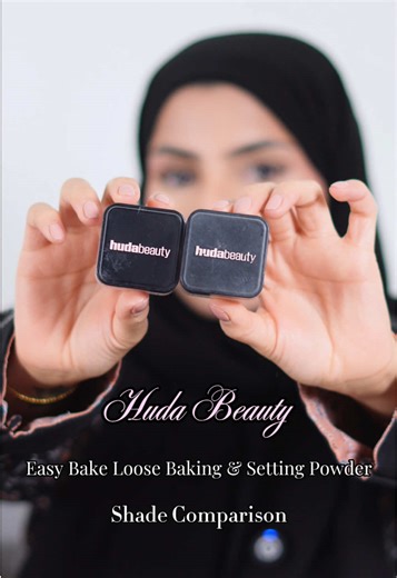 Huda Beauty Easy Bake Powder Comparison: Shades Revealed