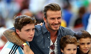 Beckham in car accident after picking up son Brooklyn