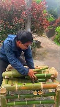 Handmade Bamboo Lounge Chair | Traditional Chinese Craftsmanship
