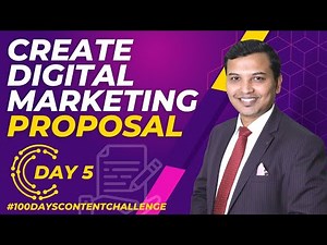 How To Create Digital Marketing Business Proposal | Template | Sample For Clients