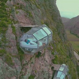 1.6M views · 13K shares | This hotel room hangs off a cliff edge in Peru! | Culture Trip | Facebook