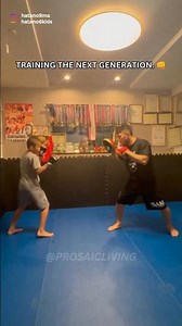 Dad's Lessons: Building a Future Champion 🥊🔥 #MMA #FatherSon