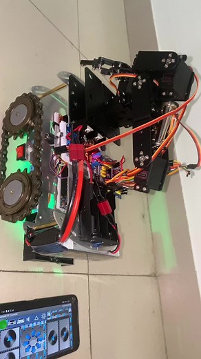 🦿Hoàn thiện 96% loangg…#robot #code #arduino #bluetooth #DTU #canhtayrobot #xuhuong #2024 ..